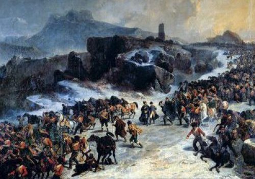 La Nochebuena de Napoleón cruzando la Sierra de Guadarrama